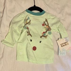 BNWT super cute DotDotSmile Christmas tshirt 6-12m